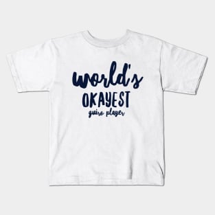 World's Okayest Guiro Player Kids T-Shirt